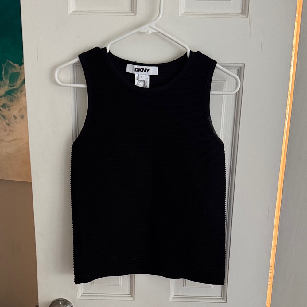 DKNY Midnight Sleeveless Knit Top